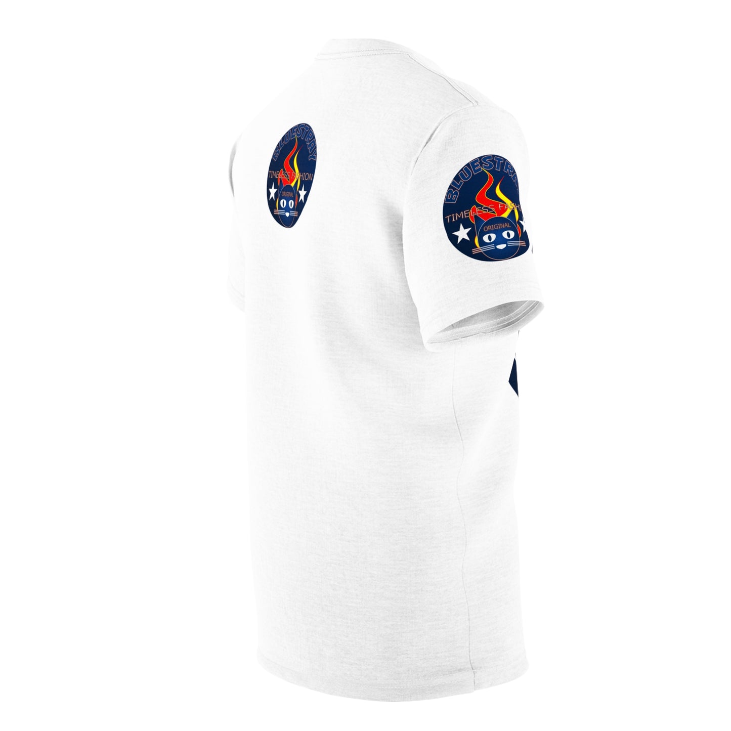Bluestray Cat Flame Logo Tee — Vintage Timeless Fashion Graphic T-Shirt