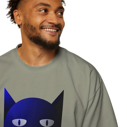 Bluestray Cat Tee — Graphic Men's Oversized T-Shirt