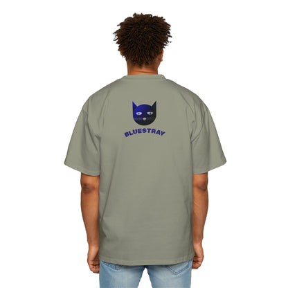 Bluestray Cat Tee — Graphic Men's Oversized T-Shirt