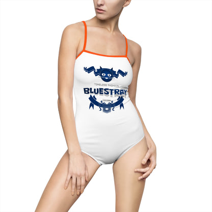 Bluestray Logo Women's One-Piece Swimsuit — Nautical Graphic Beachwear