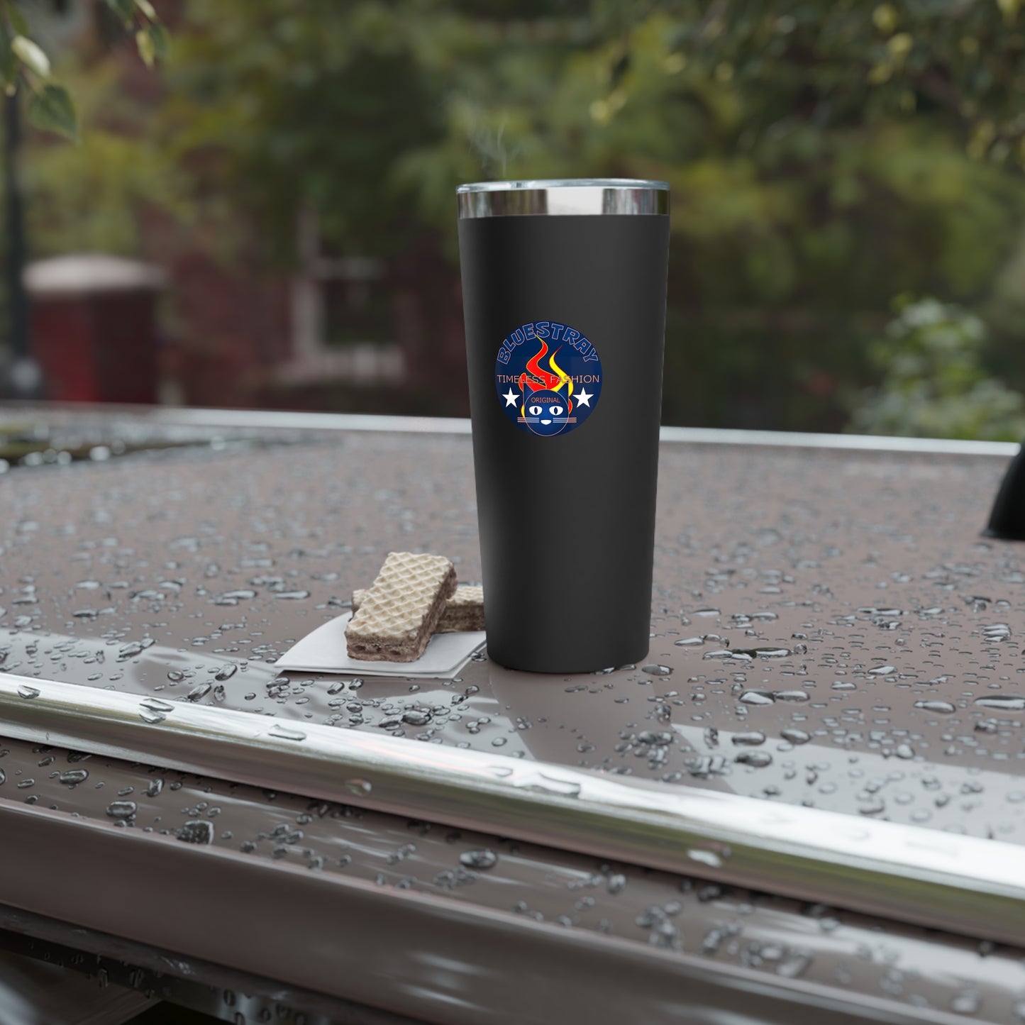 22oz Insulated Tumbler — Bluestray Mascot “Firestation” Team Logo