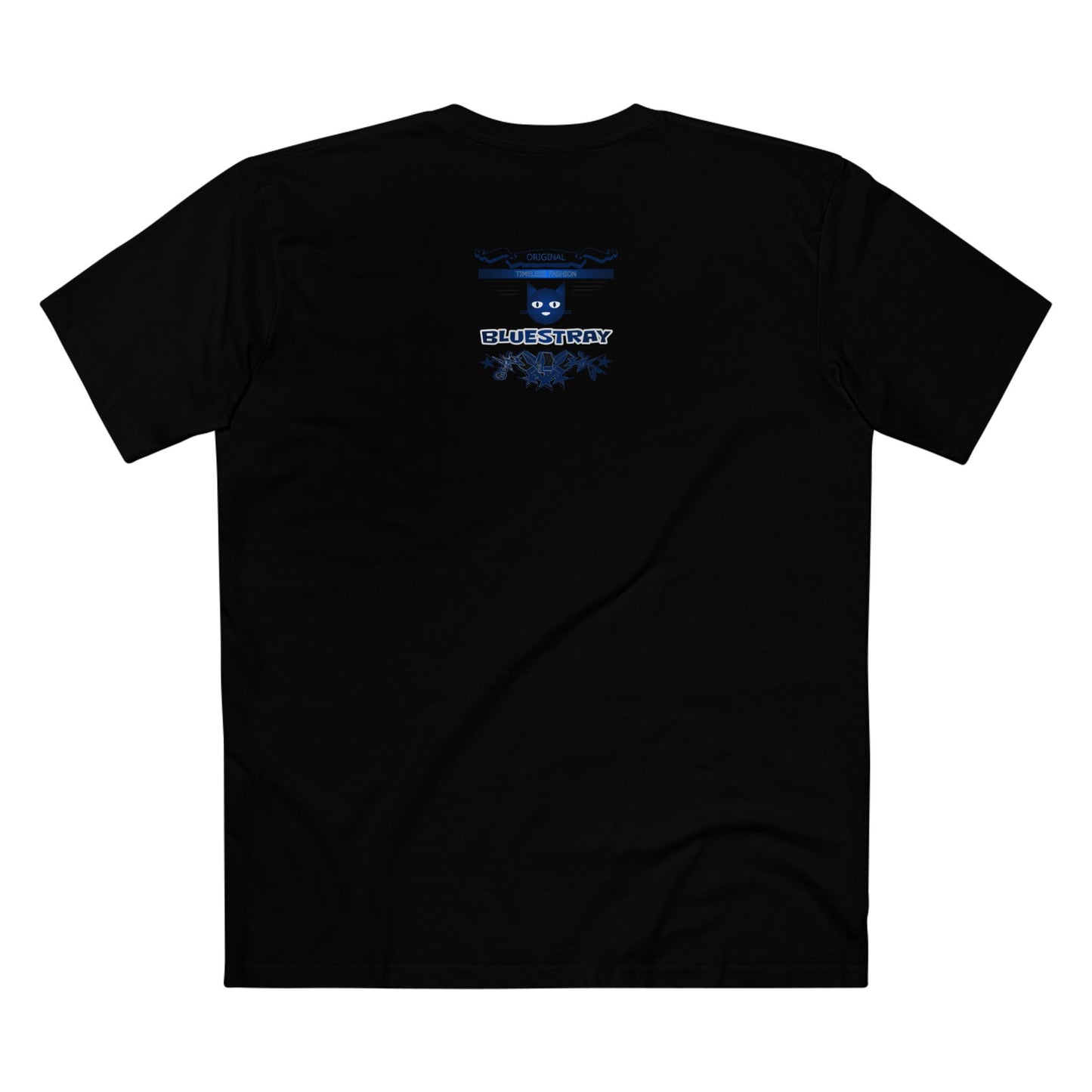 Bluestray Graphic Tee — Retro Cat Logo T-Shirt