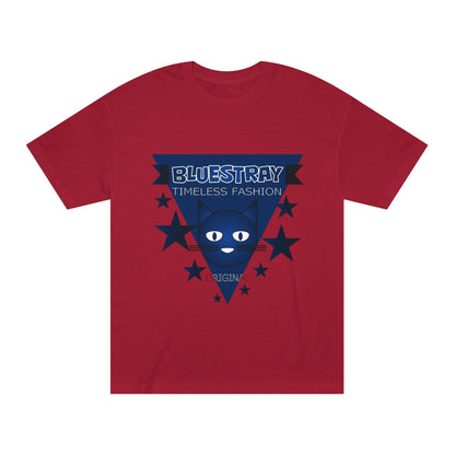 Bluestray Timeless Fashion Tee — Vintage Cat Triangle Logo T‑Shirt