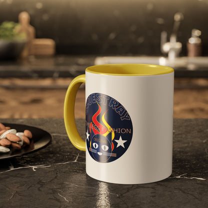 Bluestray Cat Logo Mug — Colorful 11oz/15oz Ceramic Coffee Cup