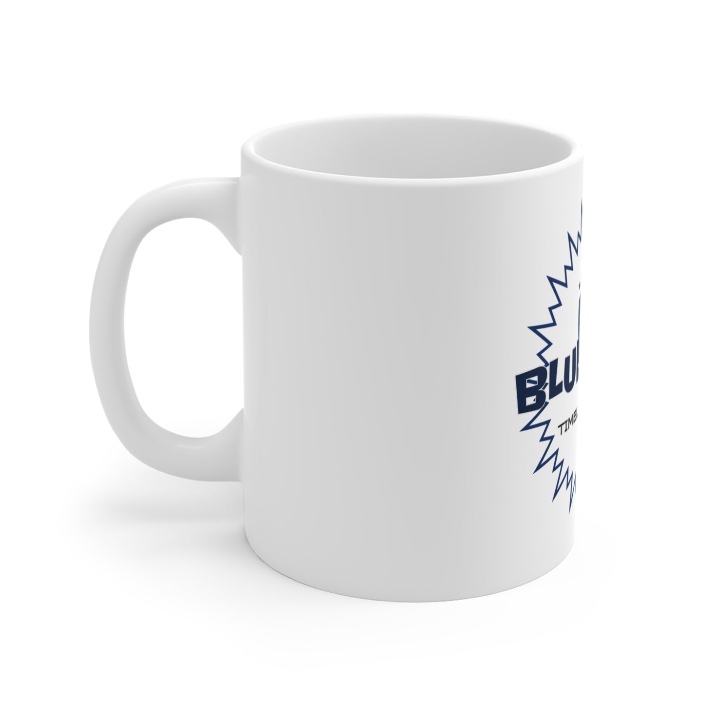 Bluestray Timeless Fashion 11oz Ceramic Mug — Retro Cat Shield Logo