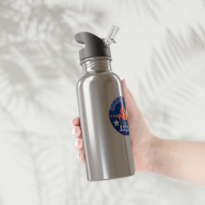 20oz Bluestray Stainless Steel Water Bottle with Straw — Adventure Campfire Logo