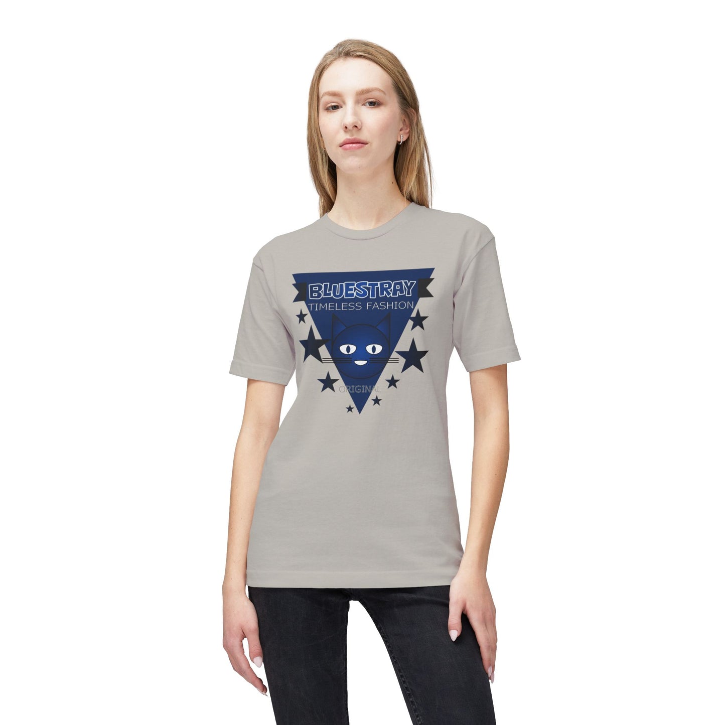 Bluestray Triangle Graphic T-Shirt — Timeless Fashion Cat Eyes Design