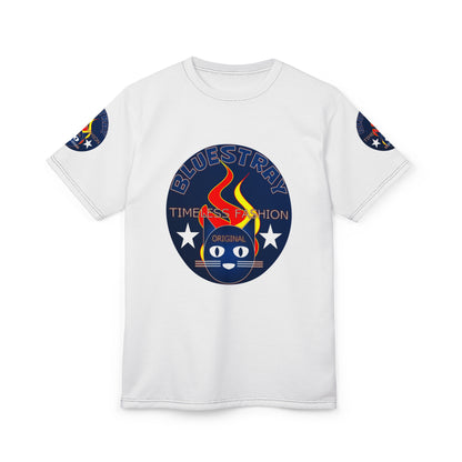 Bluestray Cat Flame Logo Tee — Vintage Timeless Fashion Graphic T-Shirt