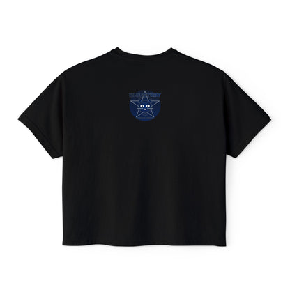 Bluestray Cat Graphic Tee — Women's Boxy Casual Top