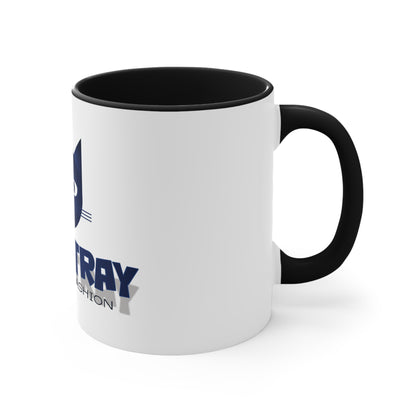 Accent Mug — Bluestray Cat Logo Coffee Cup
