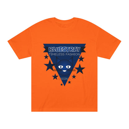 Bluestray Timeless Fashion Tee — Vintage Cat Triangle Logo T‑Shirt