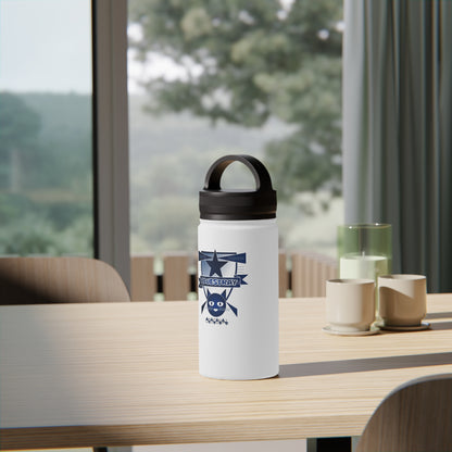 Bluestray Star Cat Stainless Steel Water Bottle — Insulated Travel Bottle with Handle Lid