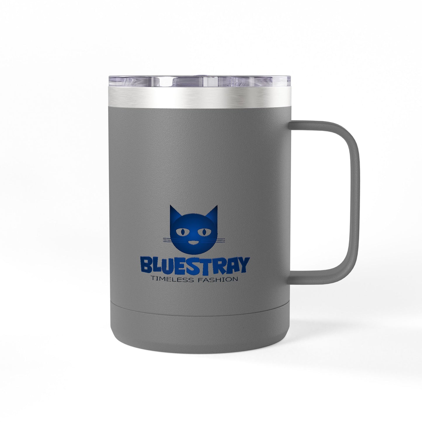 15oz Insulated Mug — Bluestray Cat Logo Travel Tumbler