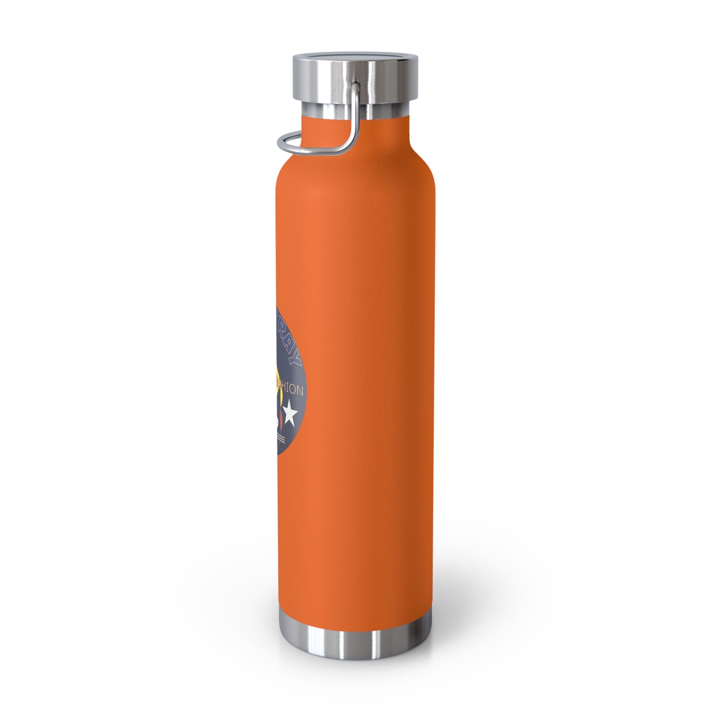 22oz Copper Bluestray Vacuum Bottle — Retro Campfire Logo Insulated Water Bottle