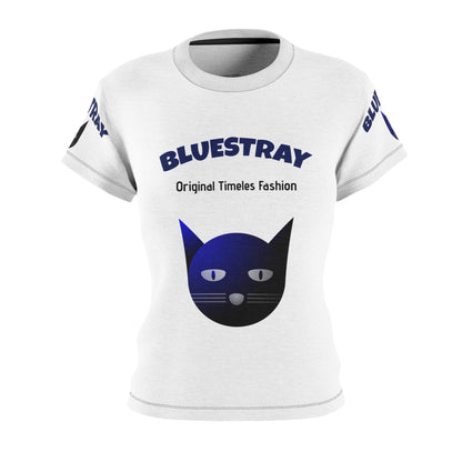 Bluestray Cat Graphic Tee — Women's Cut & Sew T-Shirt (Original Timeless Fashion)