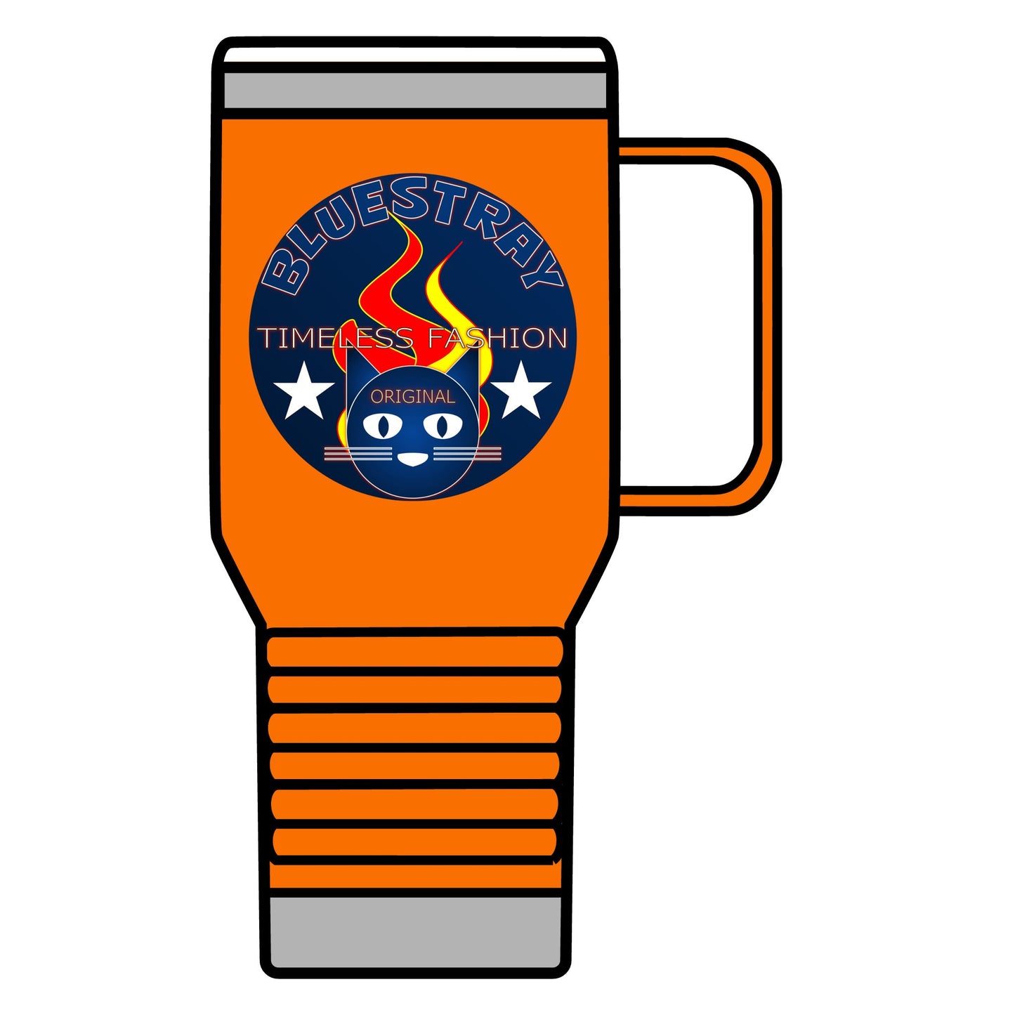 Travel Mug — Bluestray ‘Timeless Fashion’ Cat Logo 20oz Insulated Tumbler