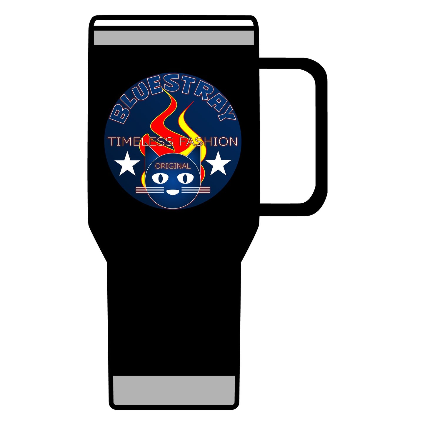 Travel Mug — Bluestray ‘Timeless Fashion’ Cat Logo 20oz Insulated Tumbler