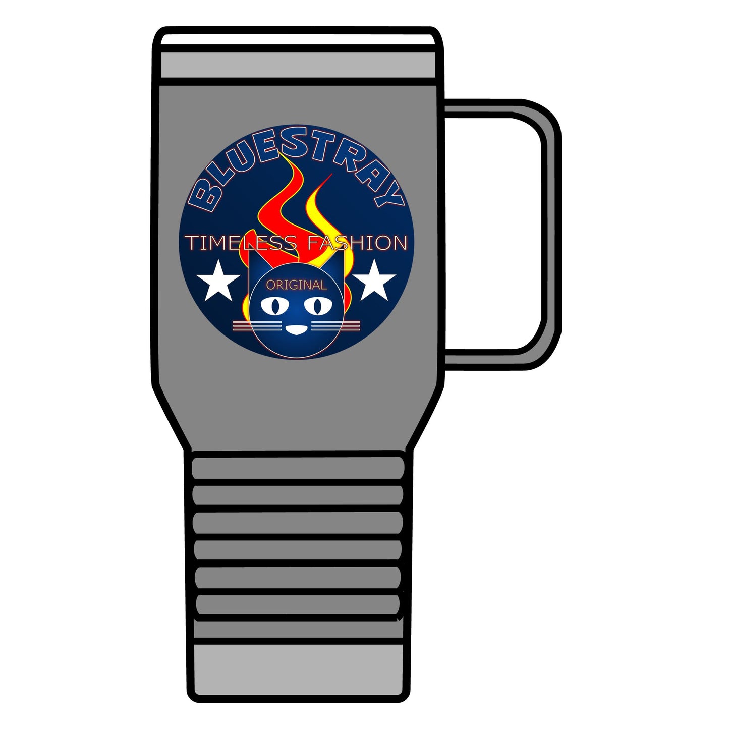 Travel Mug — Bluestray ‘Timeless Fashion’ Cat Logo 20oz Insulated Tumbler
