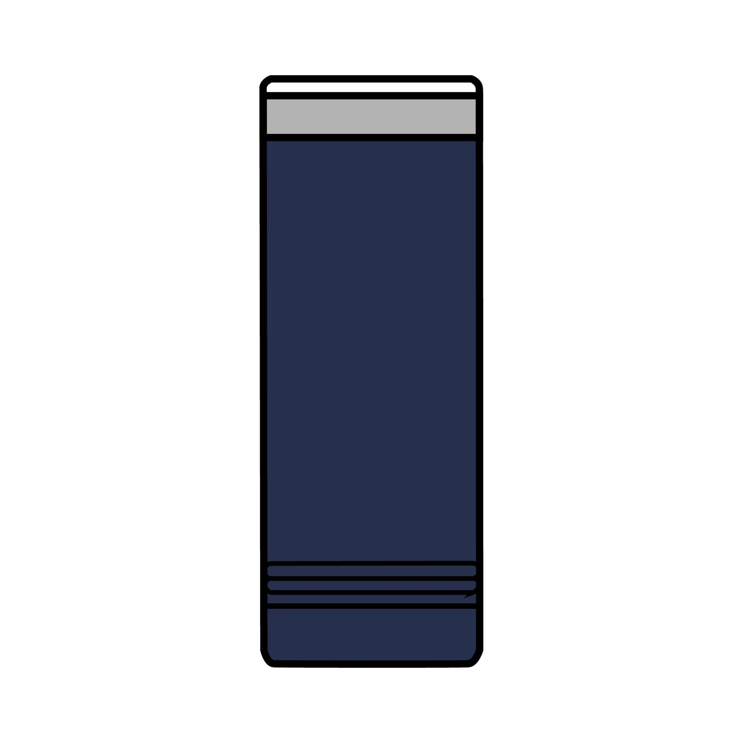 22oz Skinny Tumbler with Bluestray Cat Galaxy Design — Insulated Travel Cup