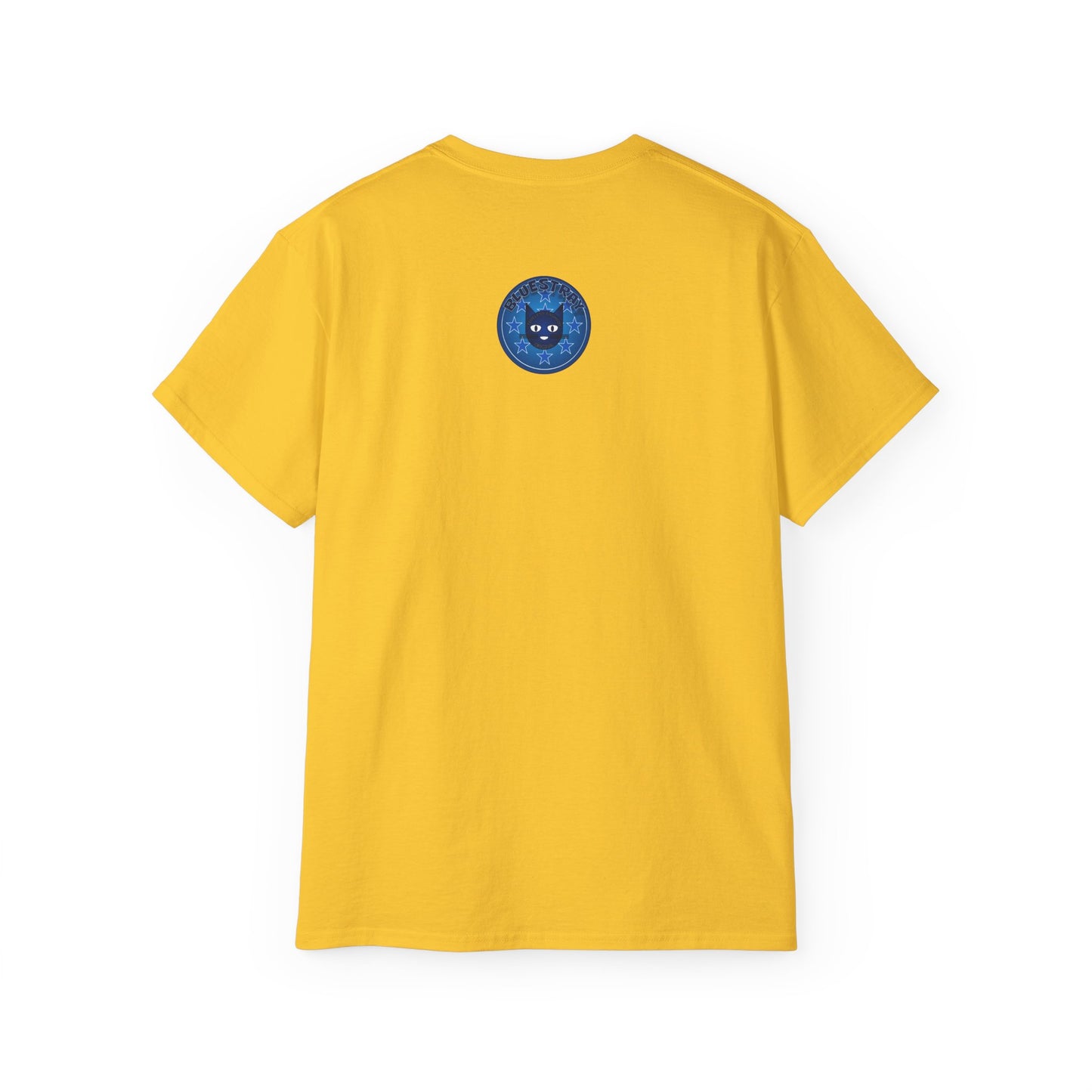 Bluestray Cat T‑Shirt — Blue Star Graphic Tee