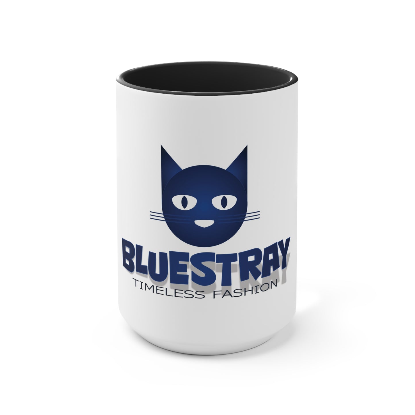 Accent Mug — Bluestray Cat Logo Coffee Cup
