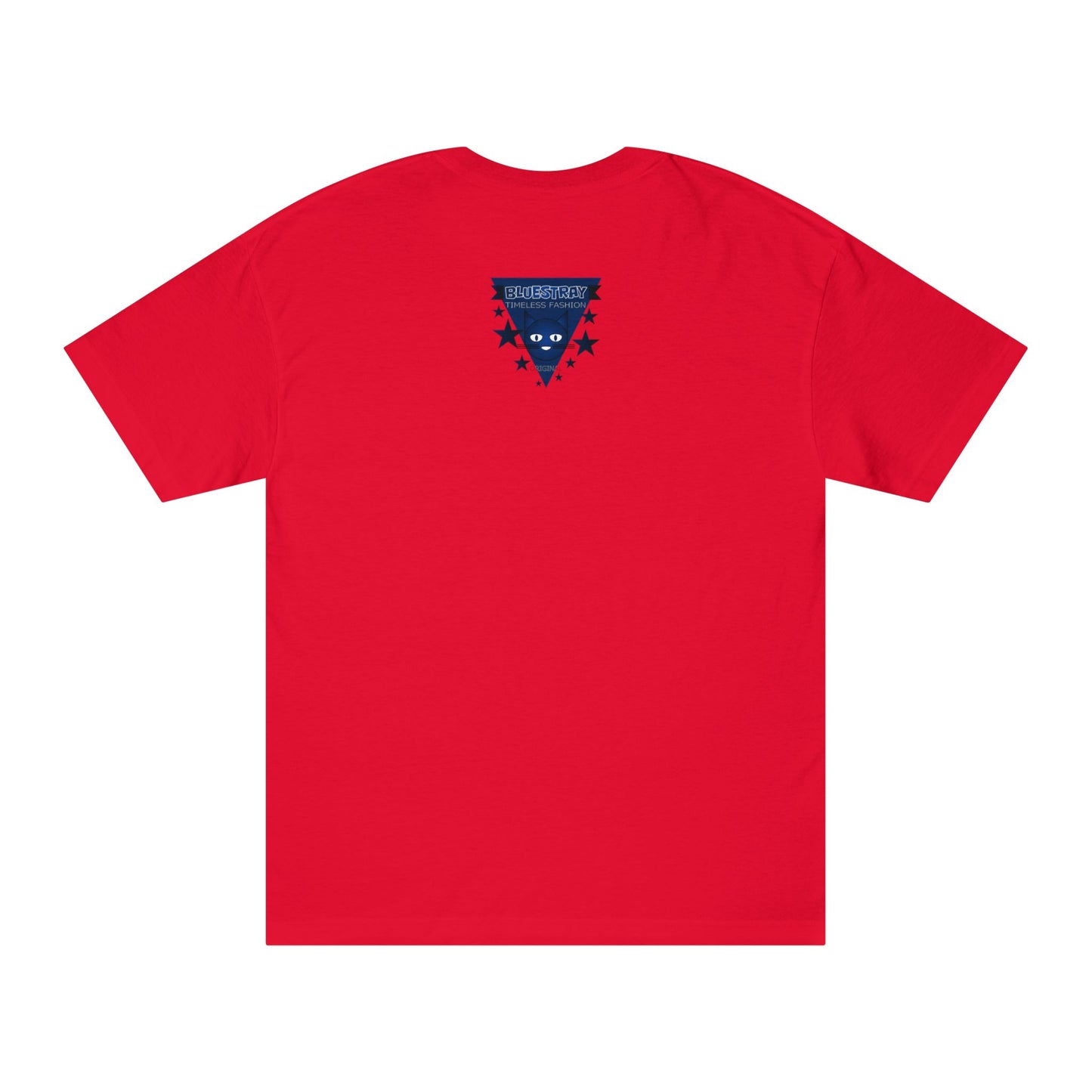 Bluestray Timeless Fashion Tee — Vintage Cat Triangle Logo T‑Shirt