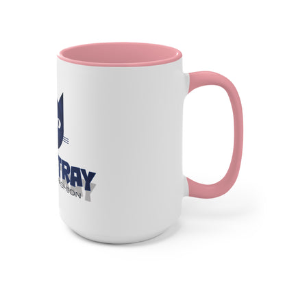 Accent Mug — Bluestray Cat Logo Coffee Cup