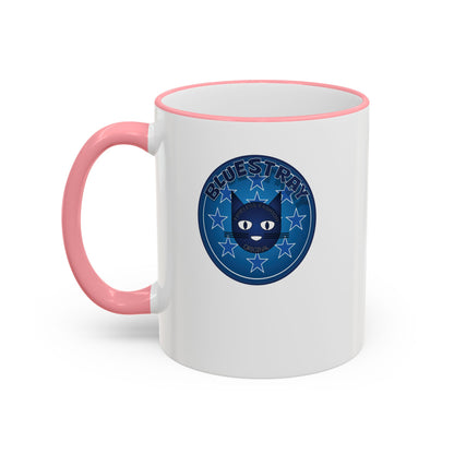 Bluestray Celtic Compass Accent Rim Mug — 11oz & 15oz Rustic Nautical Coffee Cup
