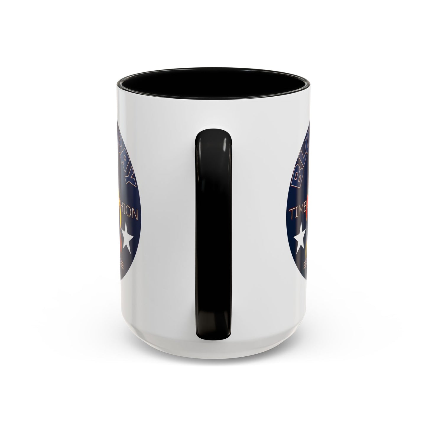 Bluestray Timeless Fashion Accent Coffee Mug — Retro Cat Logo 11/15oz