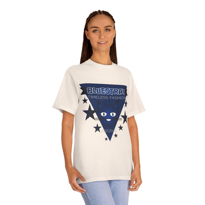 Bluestray Timeless Fashion Tee — Vintage Cat Triangle Logo T‑Shirt