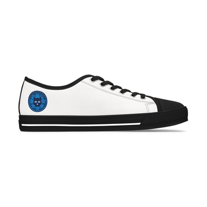 White Women's Low Top Bluestray Sneakers — Classic Casual Canvas Shoes