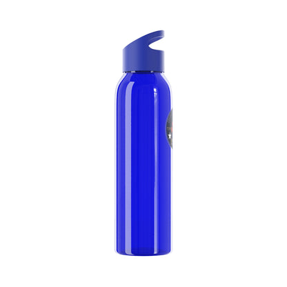 Sky Water Bottle — Clear Reusable Bottle with Nautical Bluestray Logo