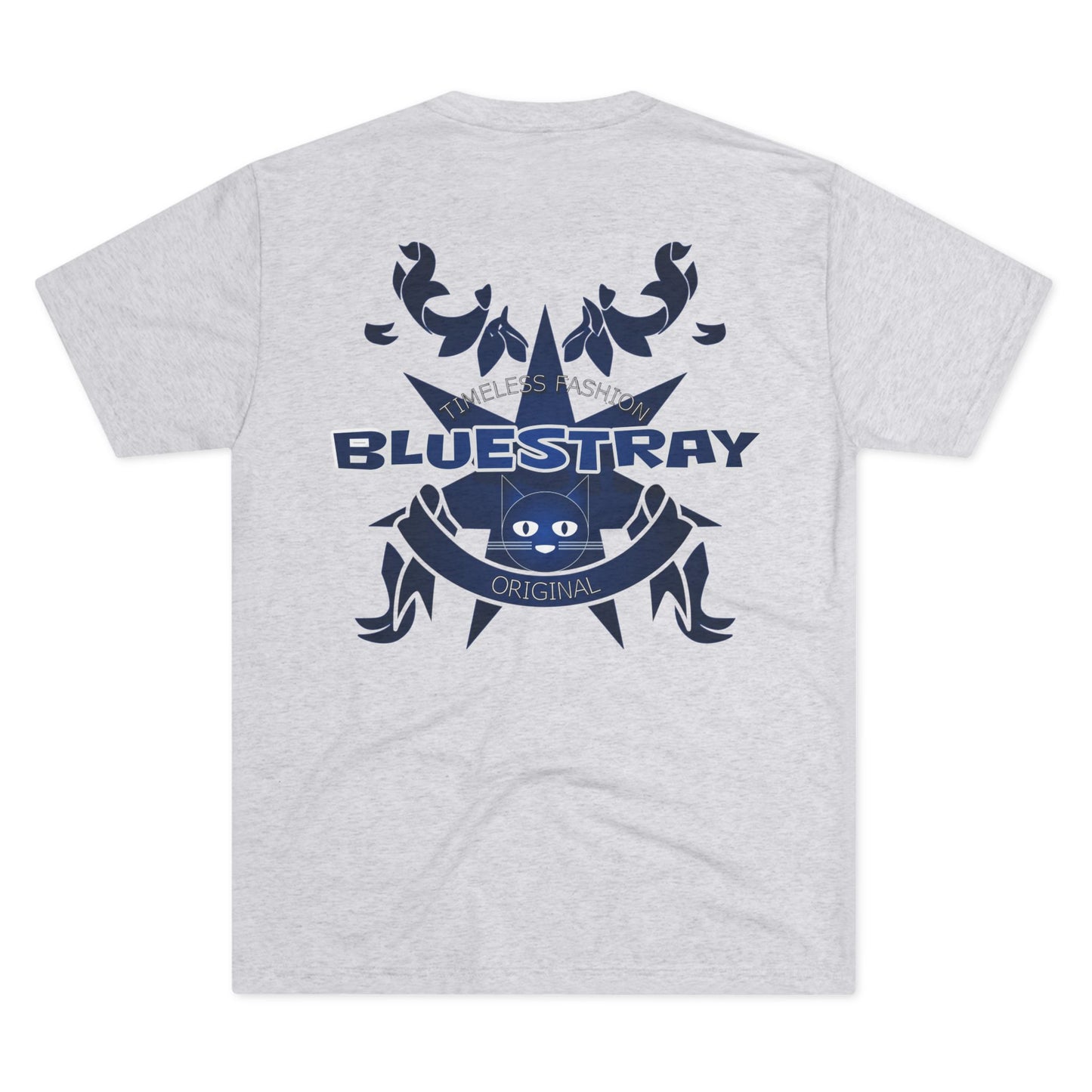 Bluestray Crab Graphic Tee — Nautical Cat Logo Short-Sleeve Shirt