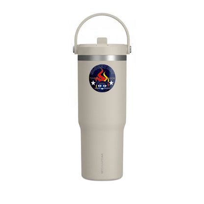 Nomad 32oz Tumbler — Camping Bluestray Flame & Stars Travel Mug