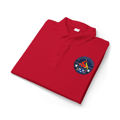 Embroidered Firefighter Patch Polo — Men’s Bluestray Performance Work Shirt
