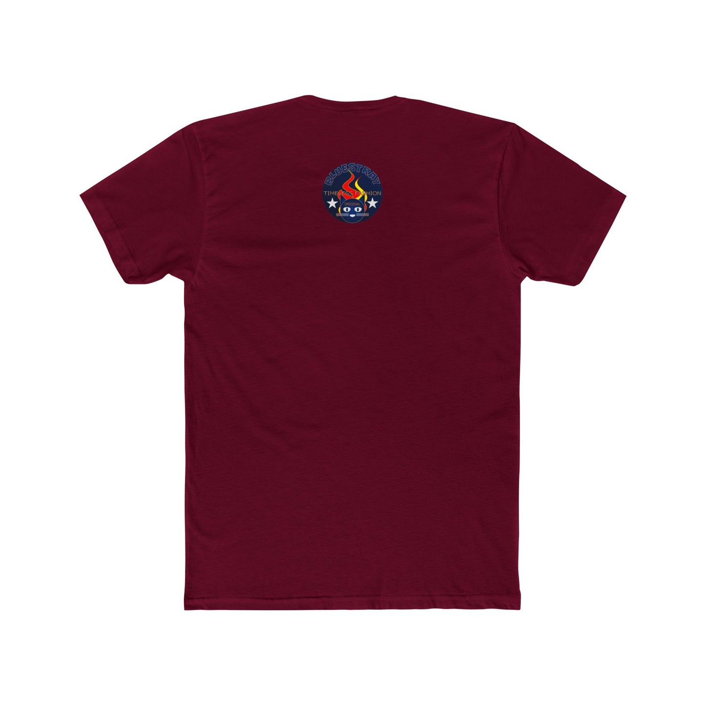Retro Cat Flame Logo Tee — Bluestay Time & Motion Graphic T-Shirt