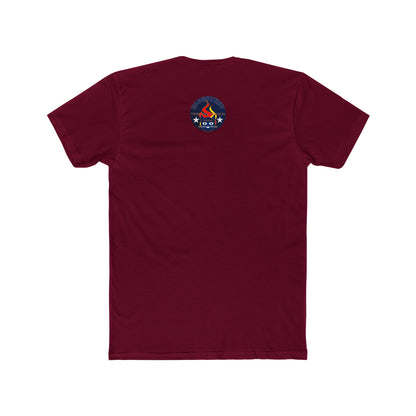 Retro Cat Flame Logo Tee — Bluestay Time & Motion Graphic T-Shirt