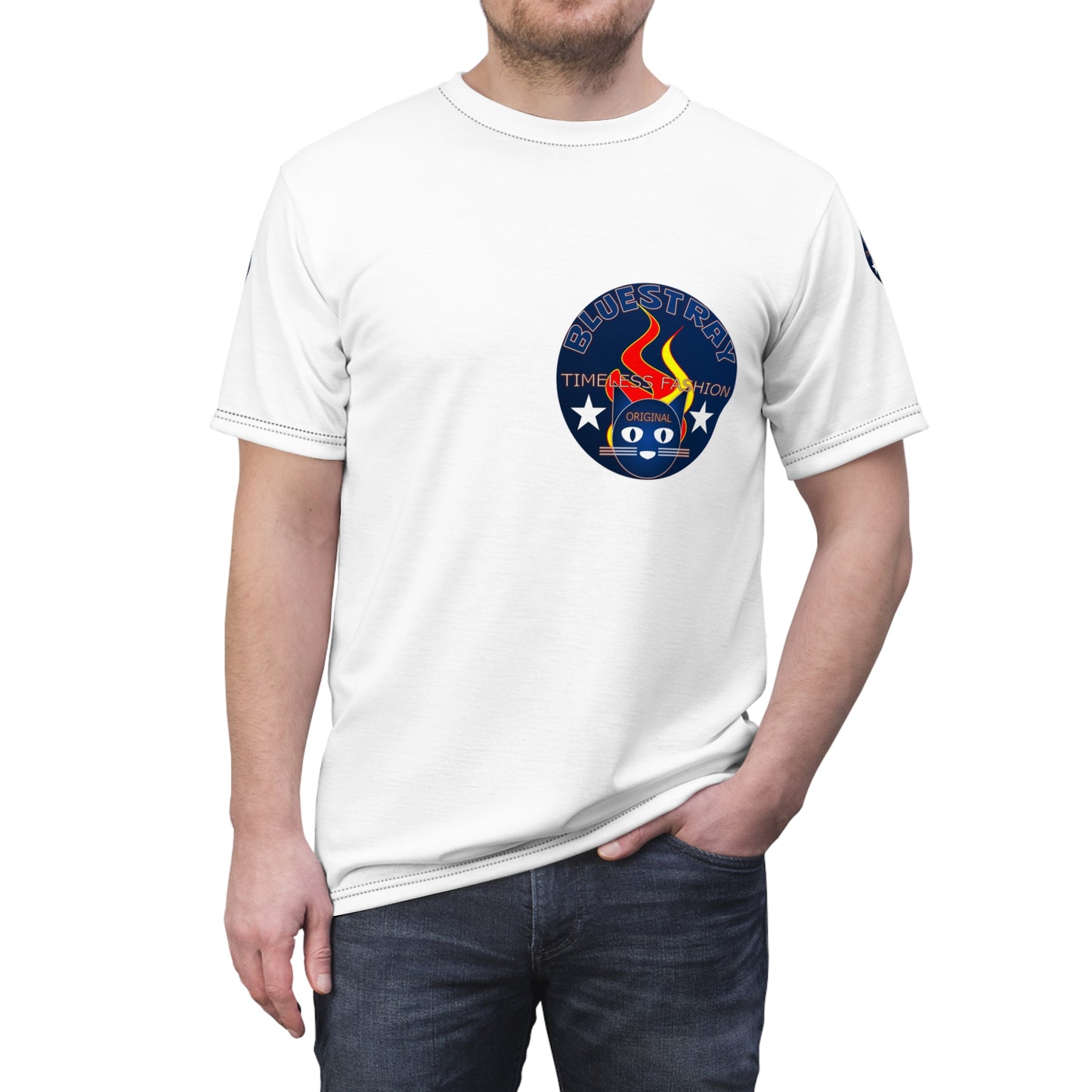 Bluestray Flagship Flame Emblem Tee