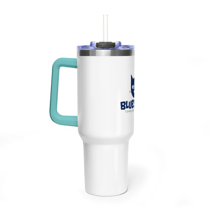 40oz Vacuum Tumbler — Bluestray Cat Logo Insulated Travel Mug