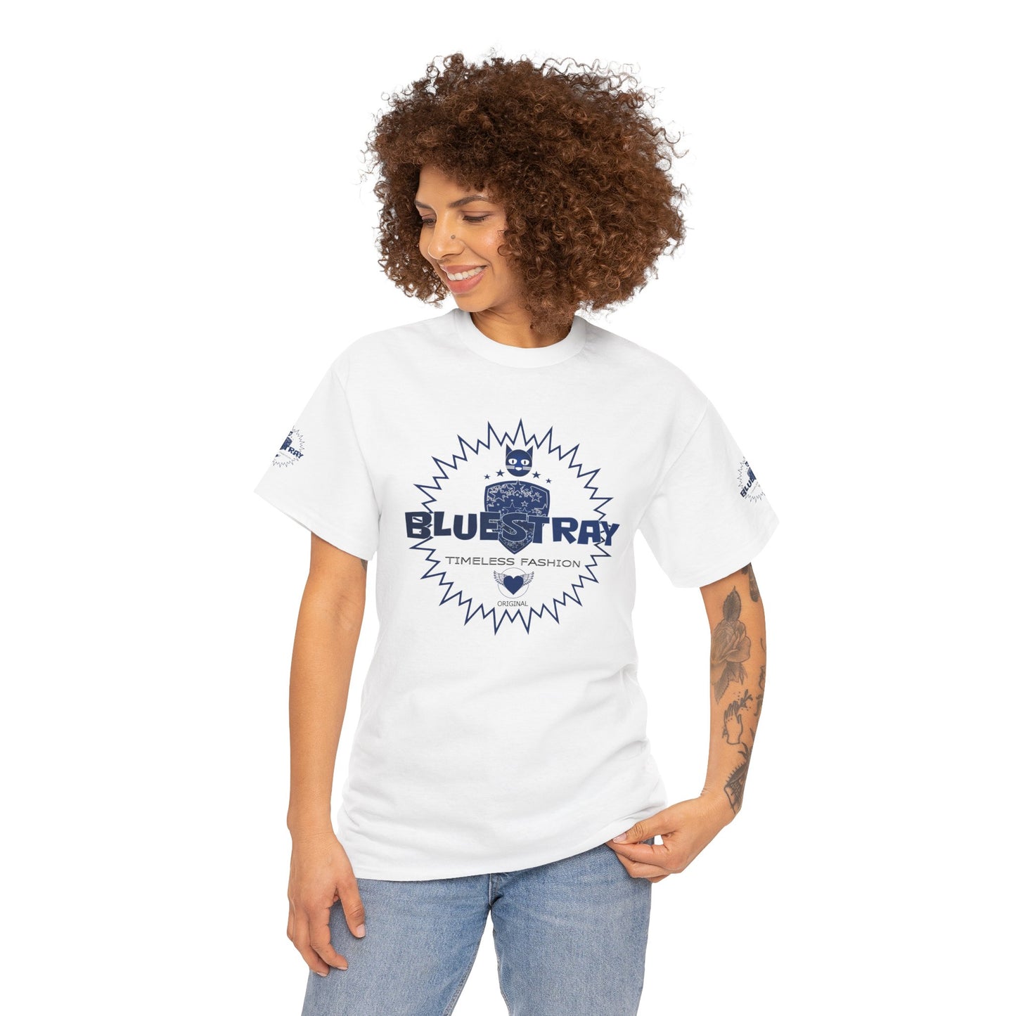 Bluestray Vintage Logo Tee — Timeless Fashion Graphic T-Shirt