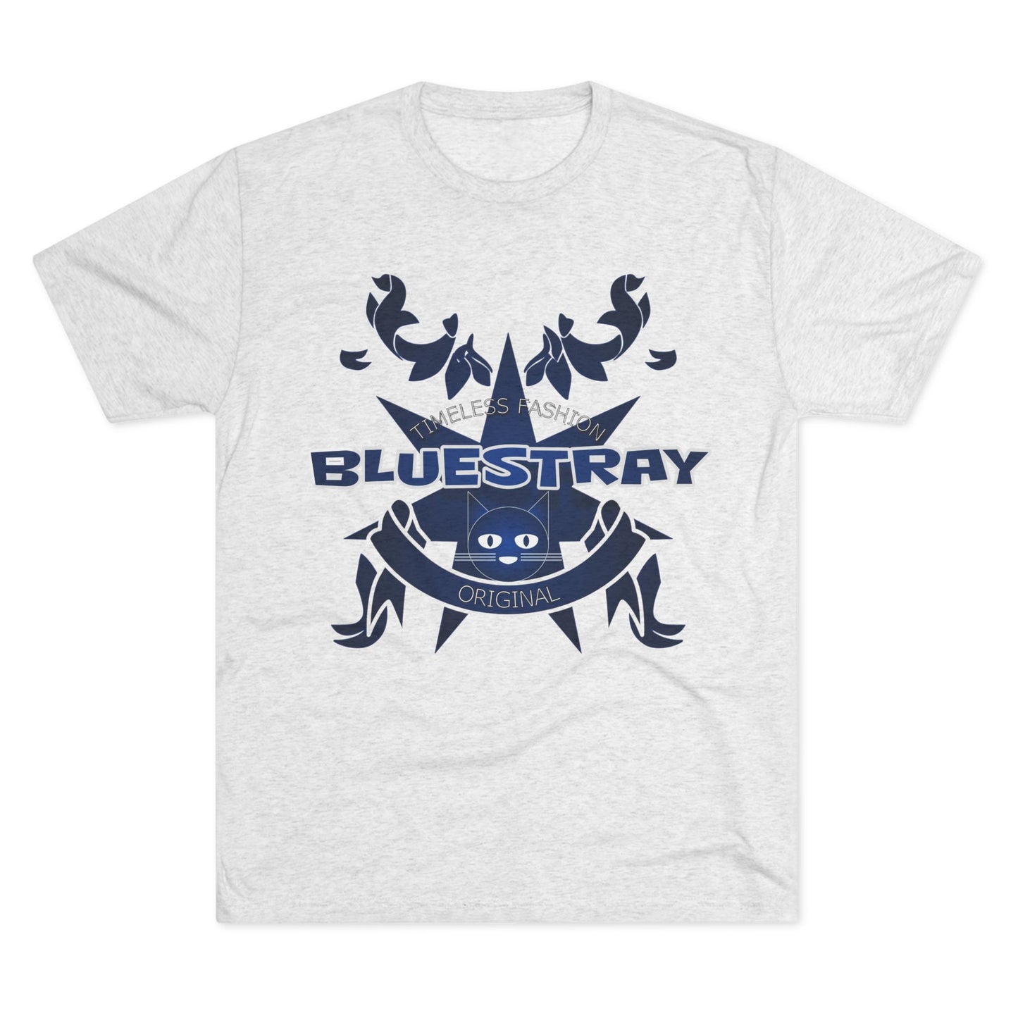 Bluestray Crab Graphic Tee — Nautical Cat Logo Short-Sleeve Shirt