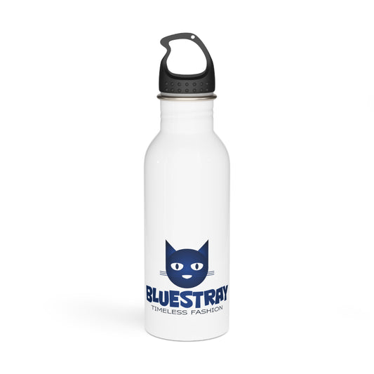 Bluestray Logo Stainless Steel Water Bottle — Timeless Fashion Cat Design