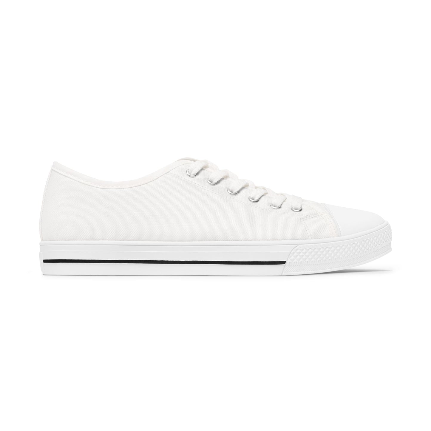 White Women's Low Top Bluestray Sneakers — Classic Casual Canvas Shoes