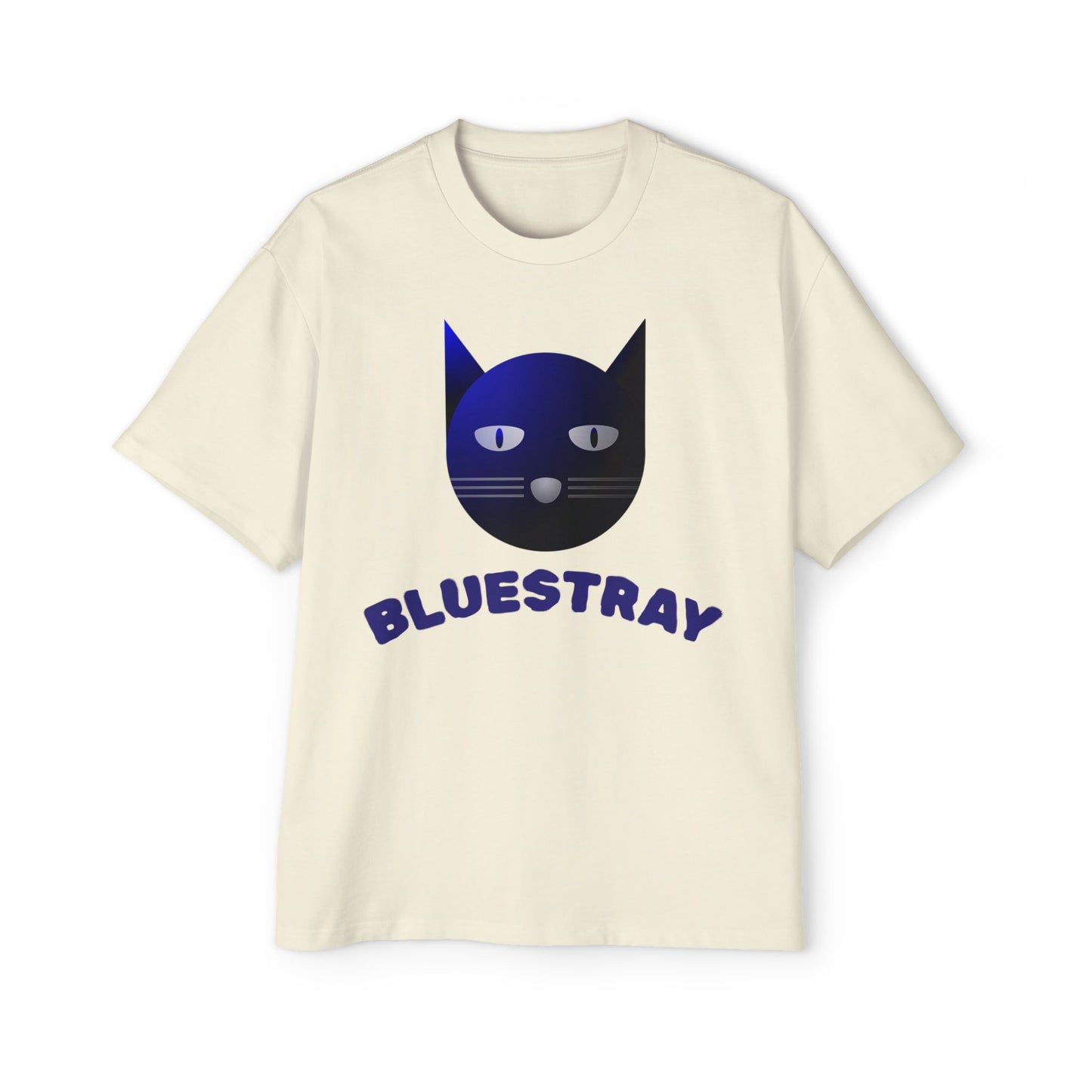 Bluestray Cat Tee — Graphic Men's Oversized T-Shirt