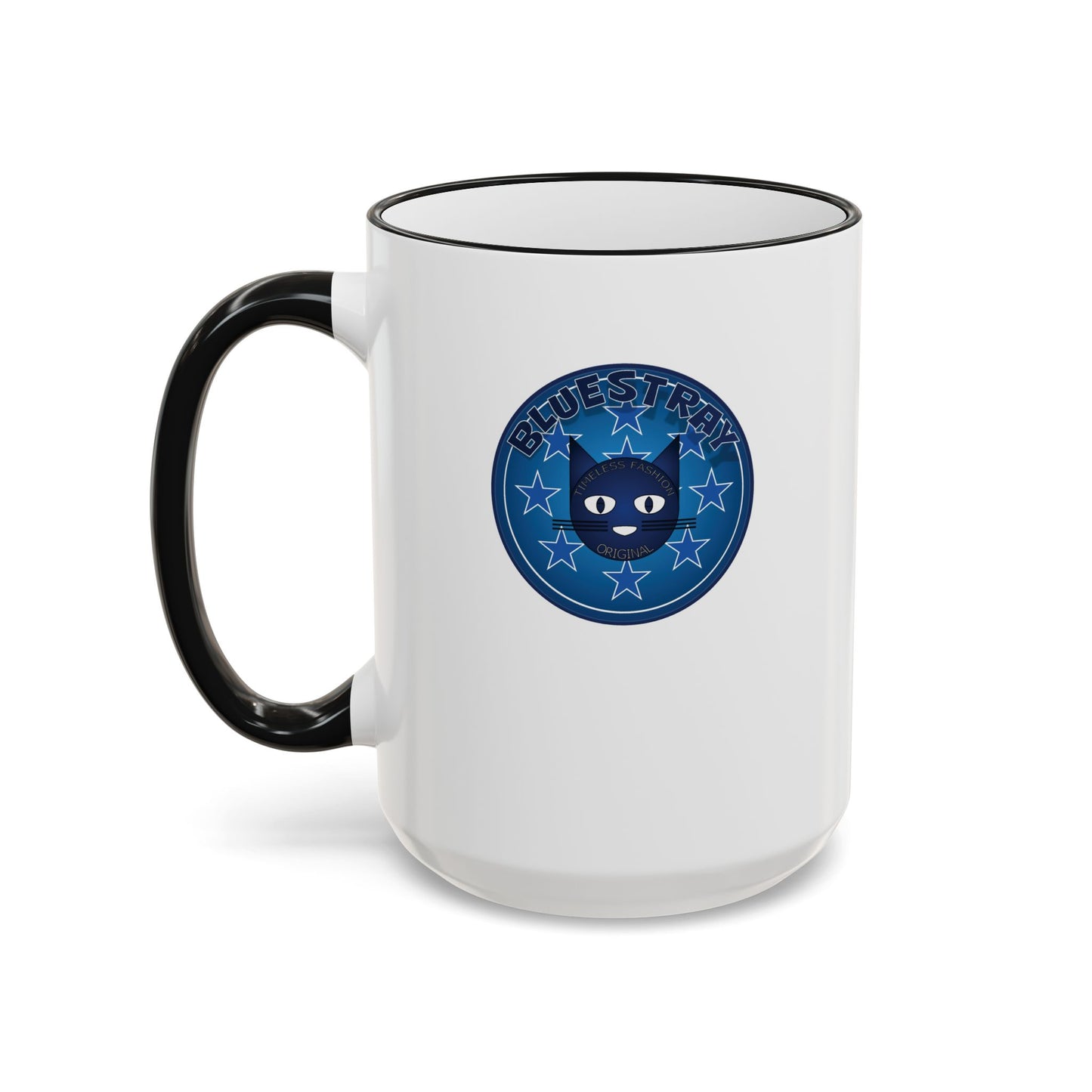 Bluestray Celtic Compass Accent Rim Mug — 11oz & 15oz Rustic Nautical Coffee Cup