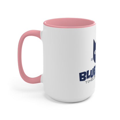 Accent Mug — Bluestray Cat Logo Coffee Cup
