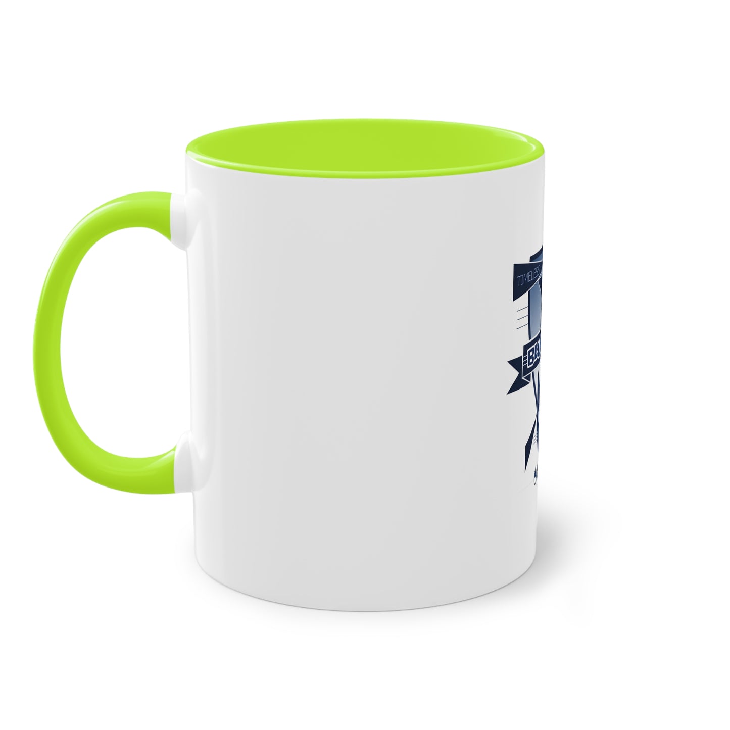 Bluestray Cat Crest Coffee Mug — Two-Tone 11oz