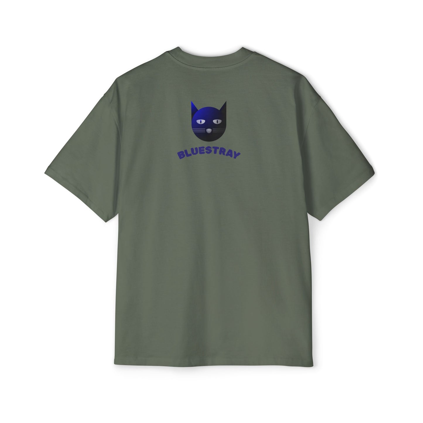 Bluestray Cat Tee — Graphic Men's Oversized T-Shirt
