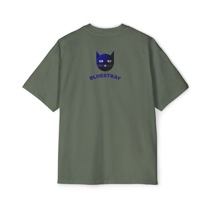 Bluestray Cat Tee — Graphic Men's Oversized T-Shirt