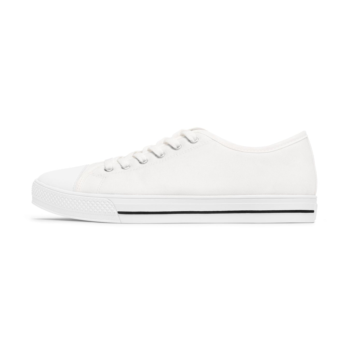 White Women's Low Top Bluestray Sneakers — Classic Casual Canvas Shoes